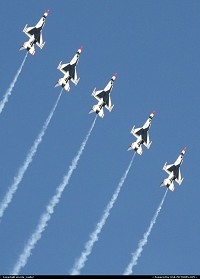 Nellis AFB : Thunderbirds over Nellis