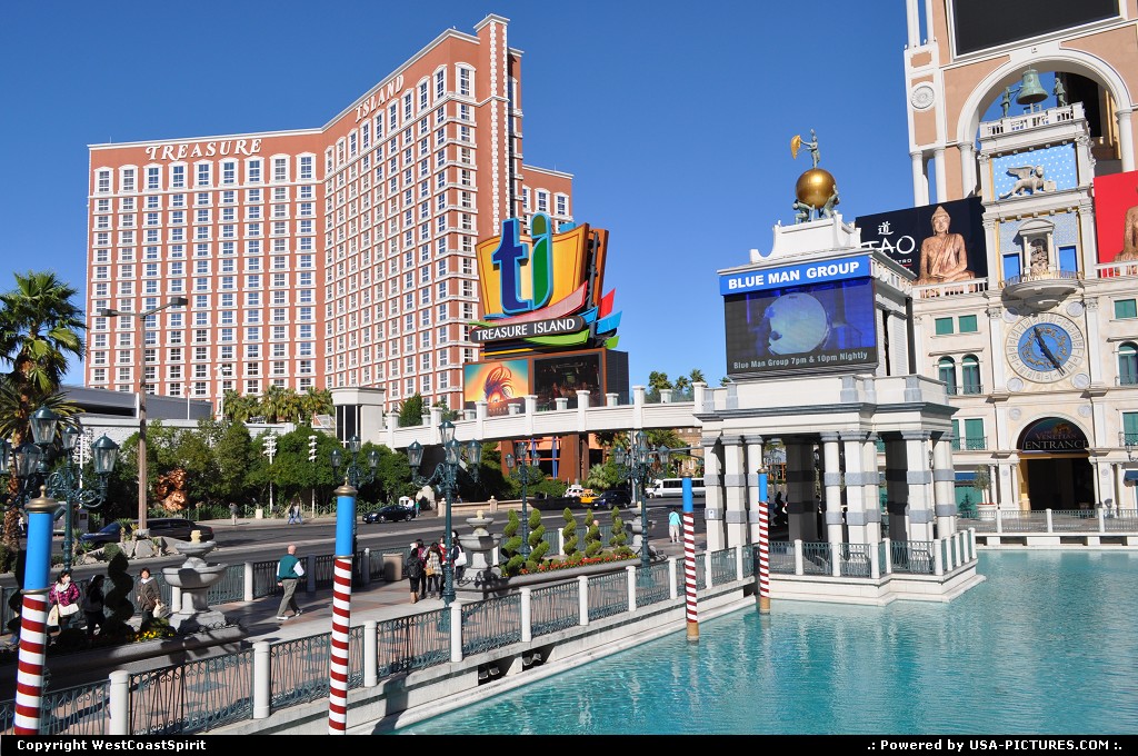 Picture by WestCoastSpirit: Las Vegas Nevada   ti, treasure island, venitian, las vegas, strip, casino, canal