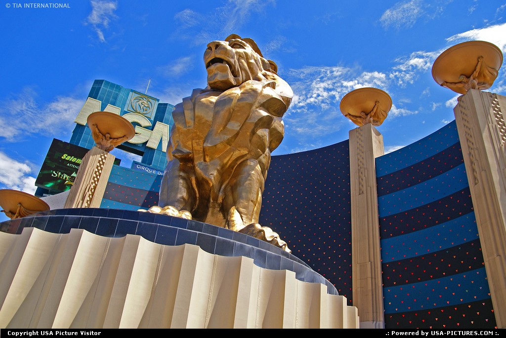 Picture by tiascapes: Las Vegas Nevada   MGM, Leo, Lion, casino, hotel
