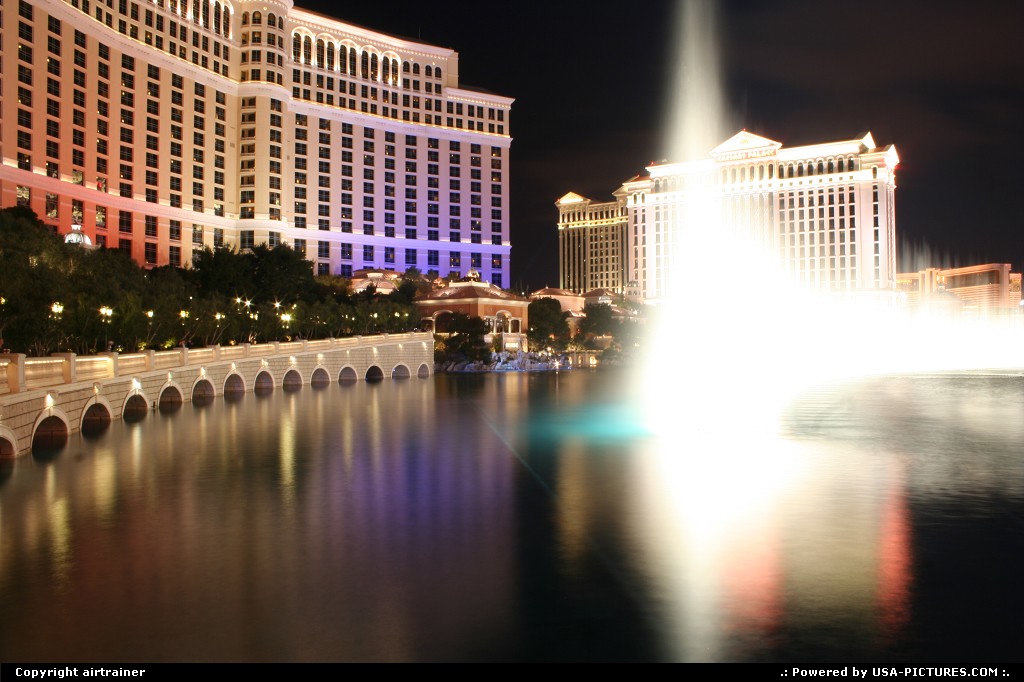 Picture by airtrainer: Las Vegas Nevada   las vegas, strip, bellagio, fountains, show