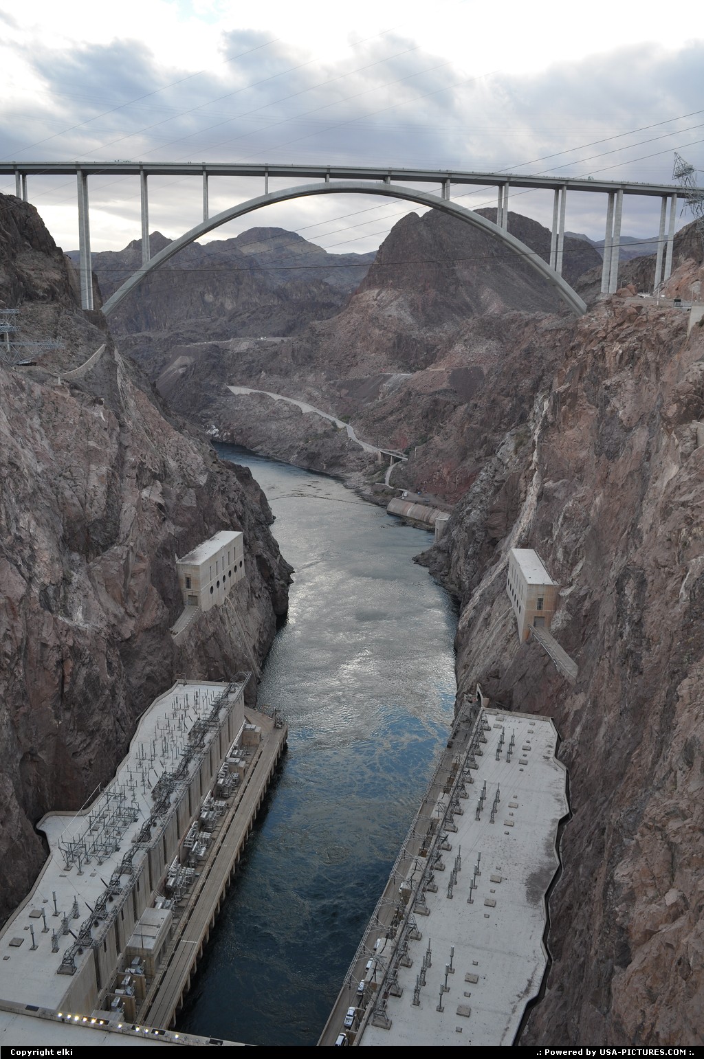 Picture by elki: Not in a City Nevada   hoover dam, bypass
