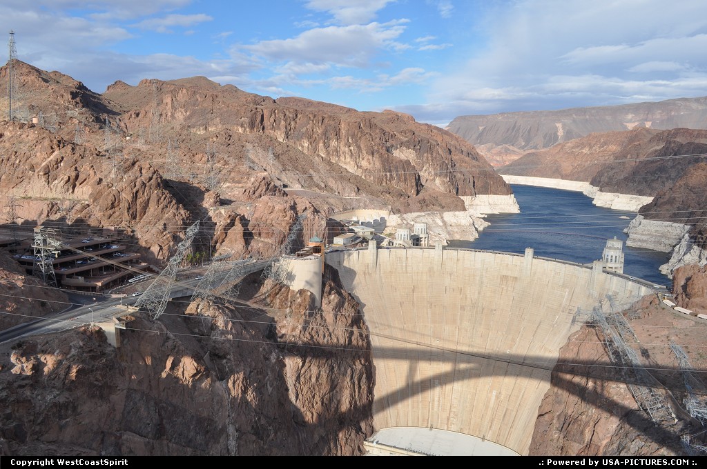 Picture by WestCoastSpirit: Not in a City Nevada   us 93, hoover dam, bypass, bridge, dam