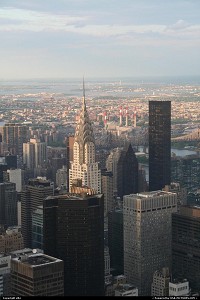 New York : Chrysler building from empire state building