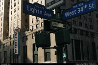 New York : Panneau de rue