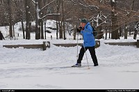 New York : Central park under snow. 