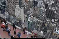New York : Top of the Rock de dessus, Rockefeller Center. La meilleure vue de New York, sans aucun doute. Bien meilleure que depuis l'Empire State Building !