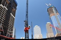 New York : One World Trade Center taking shape (seen here as of 07/2011). While the main tower (once dumbed as Liberty Tower) won't be ready for another 12/18 months, the whole complex is now on good track - Fantastic reinvention of the block after the infamous 9/11 attack