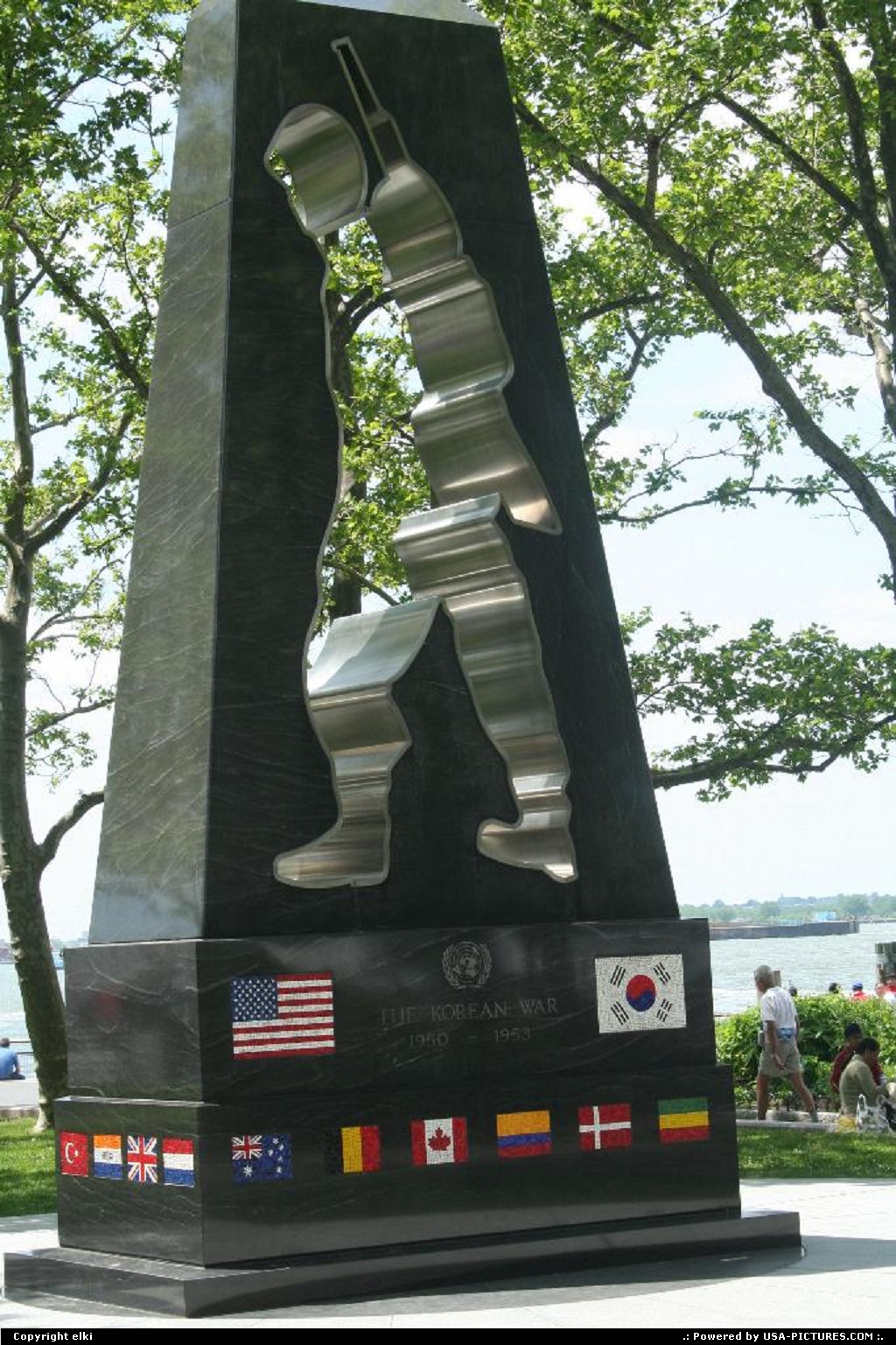 Picture by elki: New York New-york   New york korean war memorial