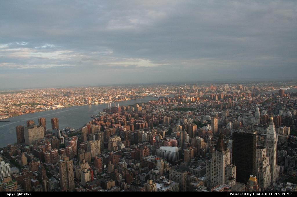 Picture by elki: New York New-york   New york, manathan overview from the empire state building 