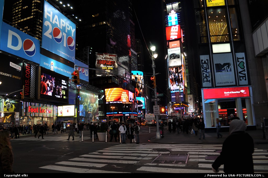 Picture by elki: New York New-york   Times Square New York