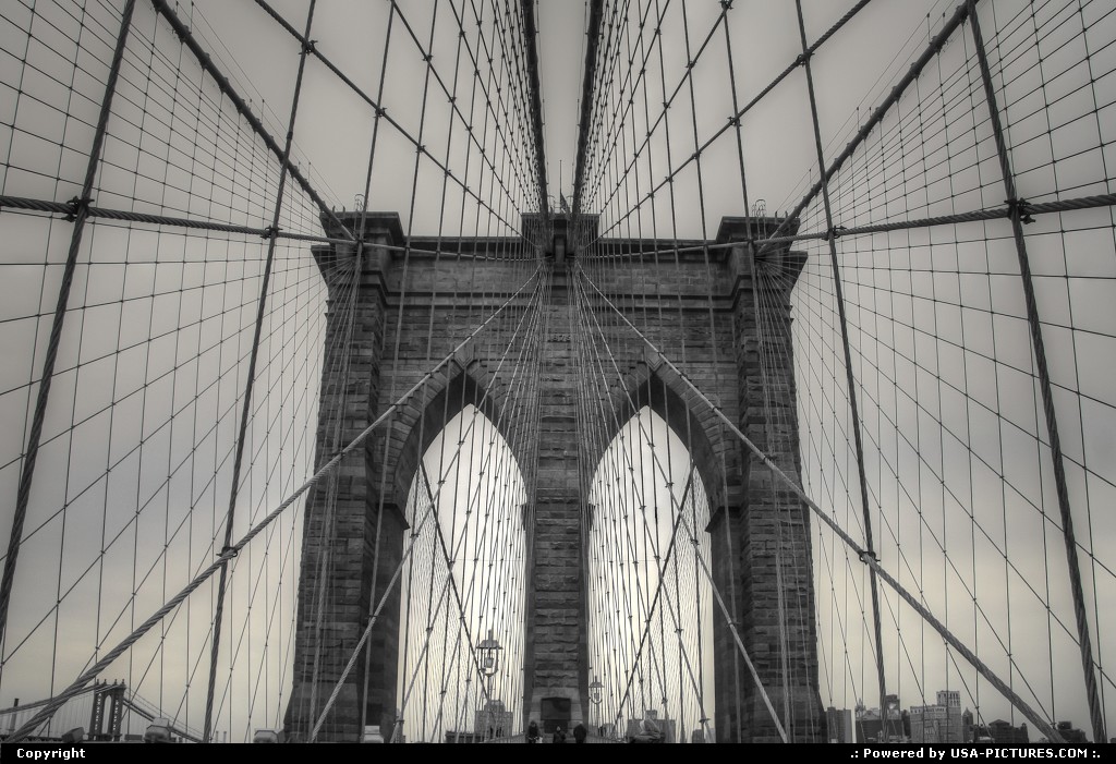 Picture by airtrainer: New York New-york   brooklyn bridge