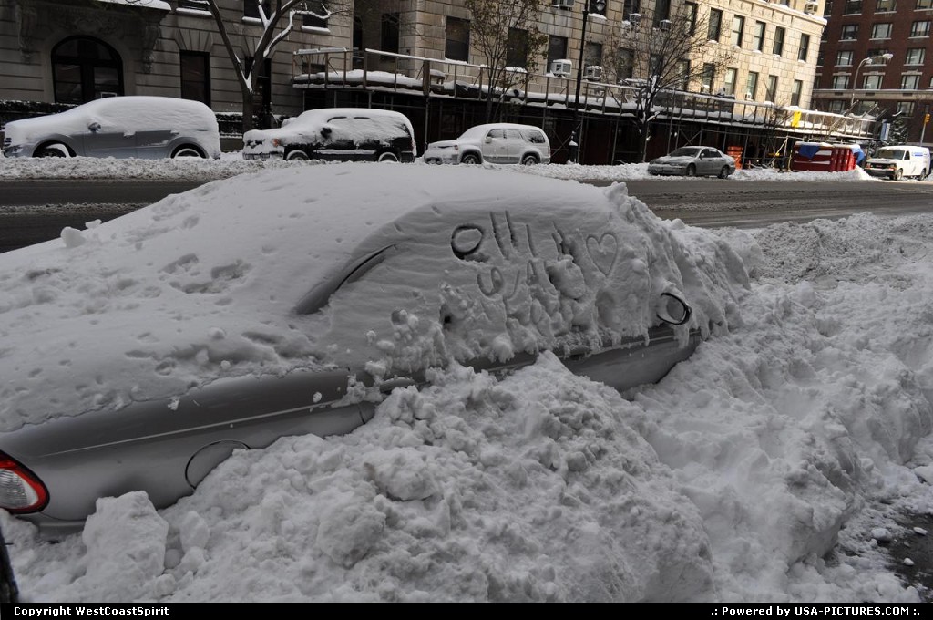 Picture by WestCoastSpirit: New York New-York   neige, tempete, blizzard