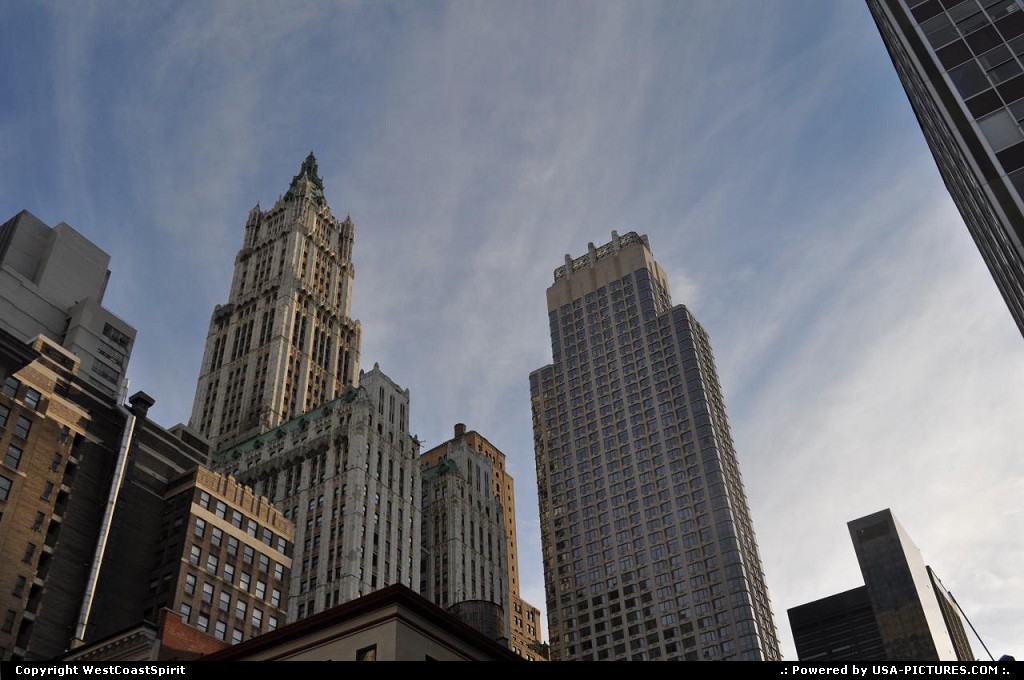 Picture by WestCoastSpirit: New York New-york   building, skyscraper, gothic, gargoyles, spires, flying buttresses