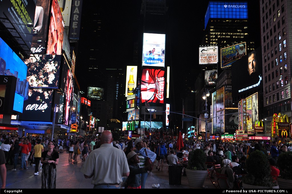 Picture by USA Picture Visitor: New York New-york   times square, jfk, nyc, new york city, neons