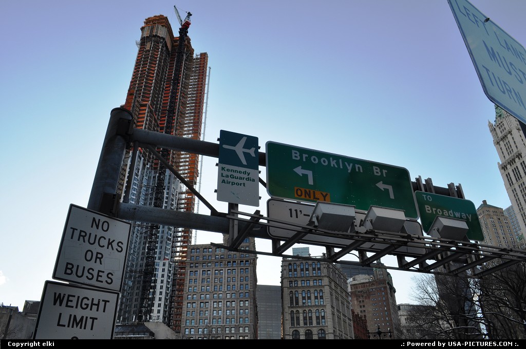 Picture by elki: New York New-york   brooklyn bridge