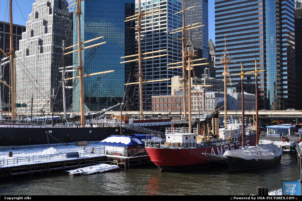 Picture by elki: New York New-york   seaport museum new york