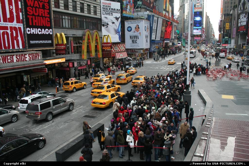 Picture by elki: New York New-york   times square new york broadway