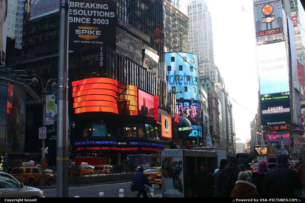 Picture by benoit: New York New-York   time square