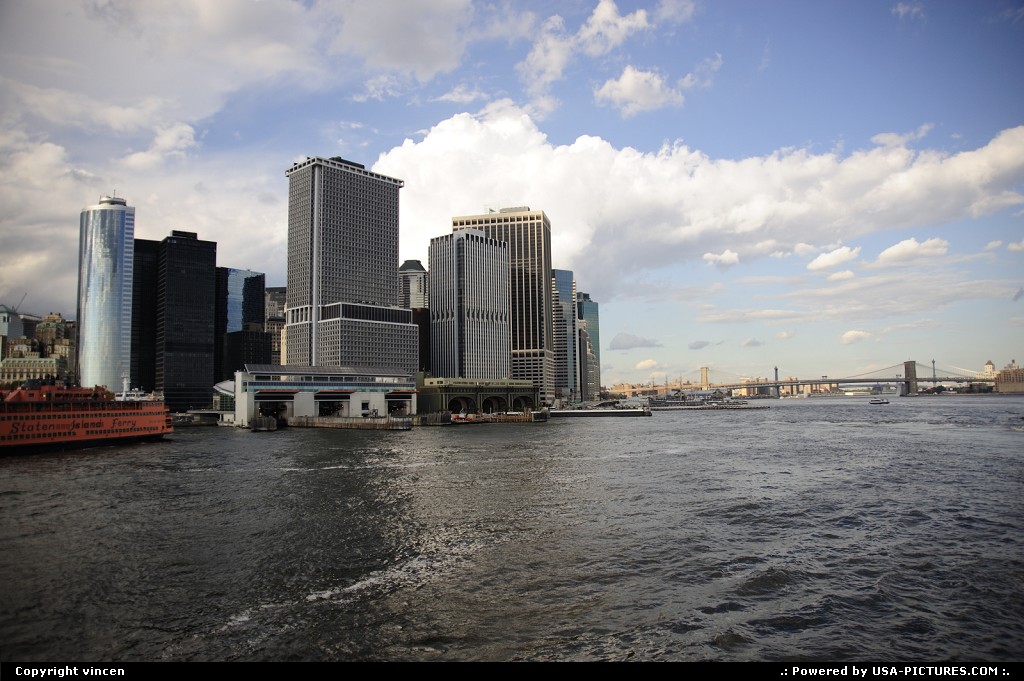 Picture by vincen: New York New-york   car-ferry terminal manhattan