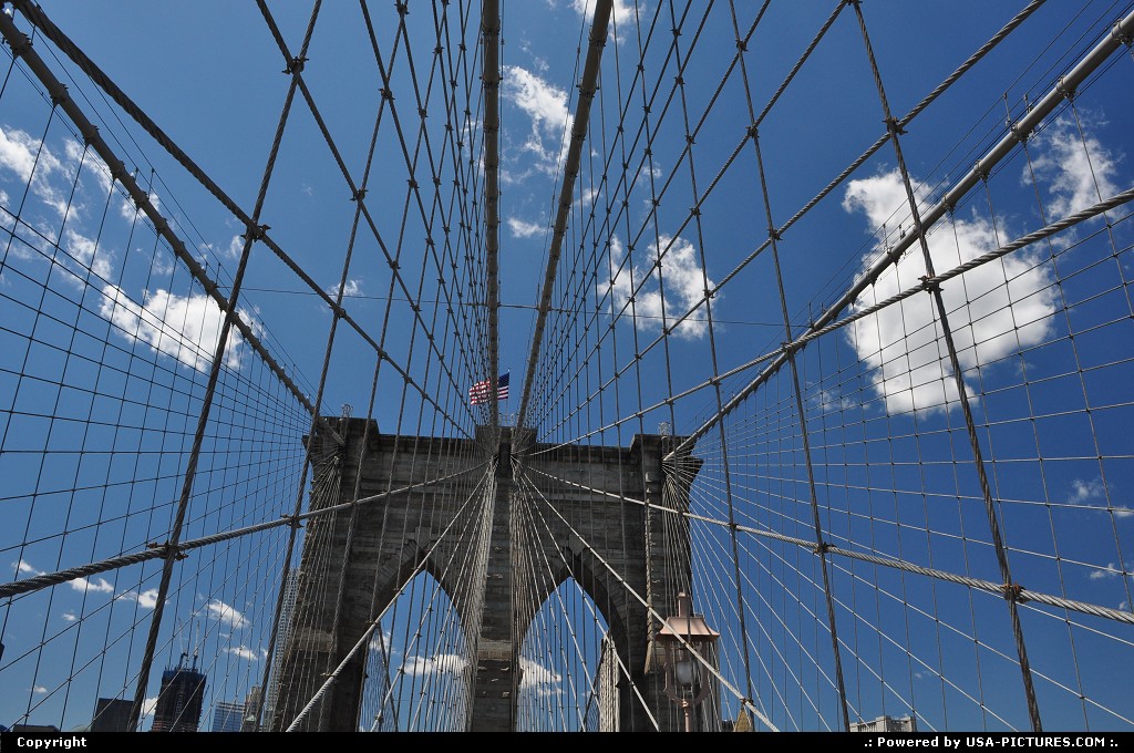Picture by WestCoastSpirit: New york New-york   NYC, skyscraper, brooklyn, bridge