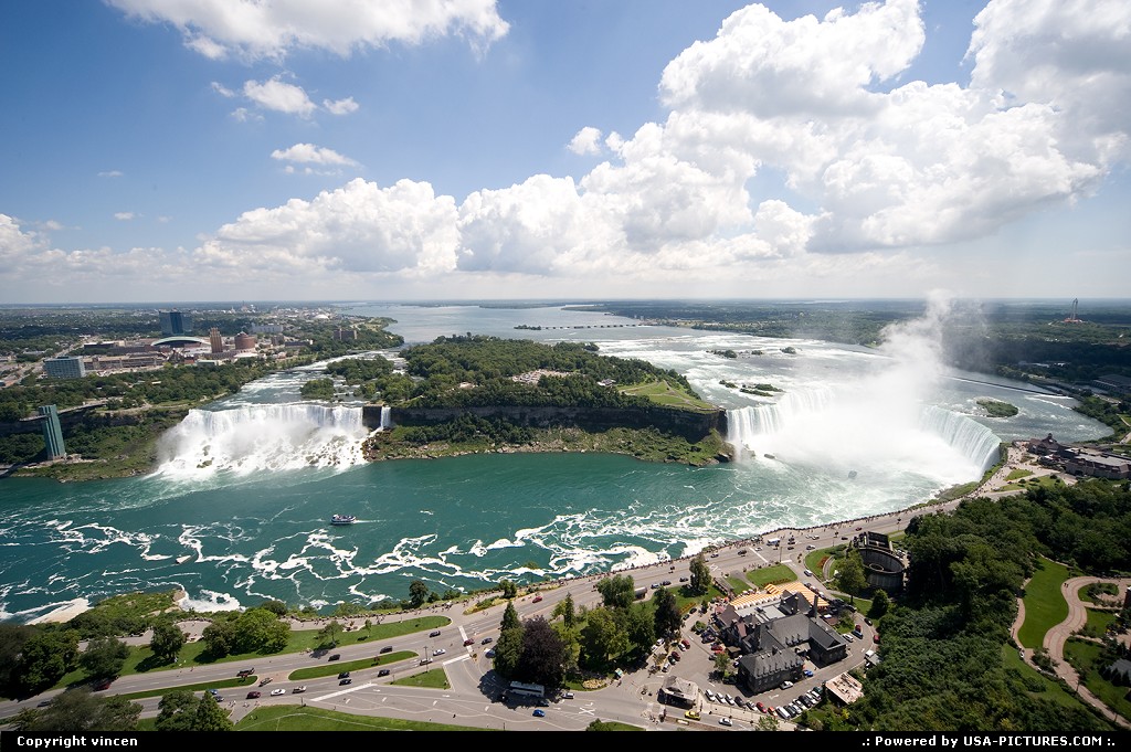 Picture by vincen: Niagara Falls New-york   