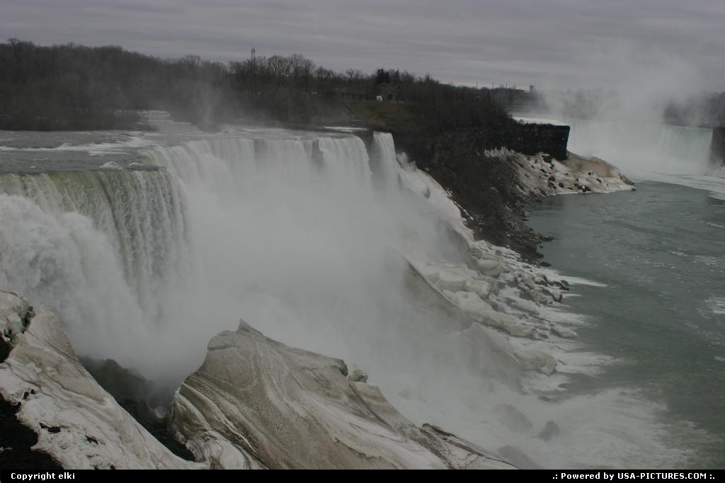 Picture by elki: Niagara Falls New-York   Chutes du niagara