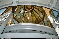 Oregon, Heceta lighthouse: details of the buble and mirrors