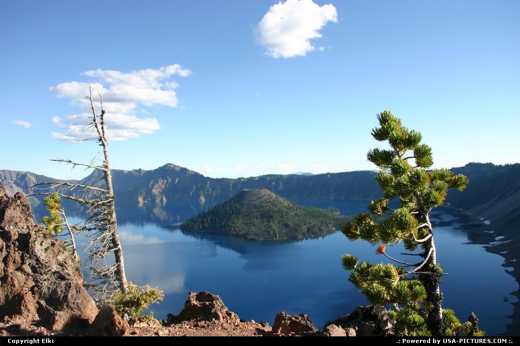 Picture by elki:  Oregon Crater Lake  lake
