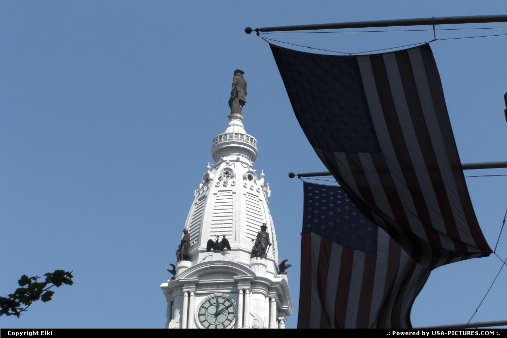 Picture by elki: Philadelphia Pennsylvania   us flag, flag