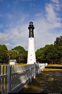 This is a photo of the Hunting Island State Park Lighthouse