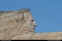 South-dakota, Crazy Horse, the world biggest mountain carving project worldwide is another amazing representation of the power of the will. It will take at least a couple more decades to finish this project.
