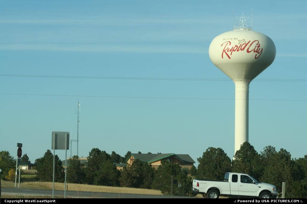 Picture by WestCoastSpirit: Rapid City South-dakota   water tank, utility
