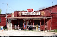 The Broken Spoke Lounge on South Lamar Blvd. Willie Nelson has played here. Opened in 1964. Typical Texas honky-tonk.