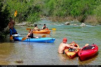 Texas, Kayakers along the Barton Creek Greenbelt