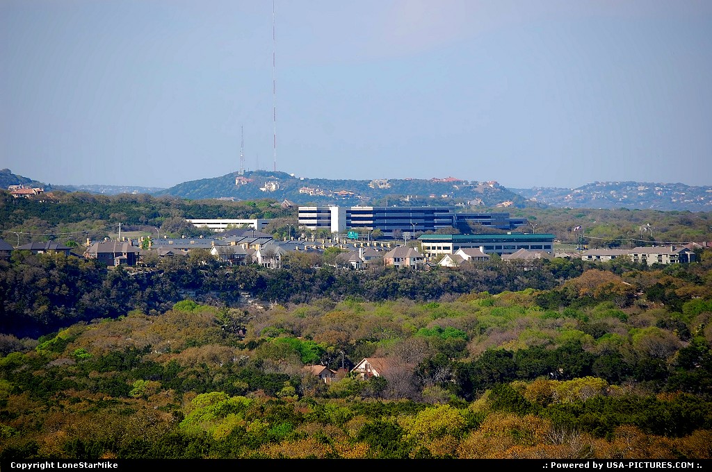 Picture by LoneStarMike: Austin Texas   buildings, hills, 