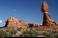Balanced Rock, another curiosity at Arches National Park.