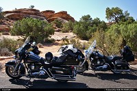Photo by airtrainer |  Canyonlands the needles, canyonlands, harley davidson