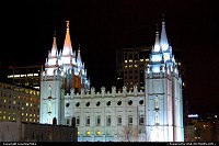 Mormon Temple in downtown Salt Lake City