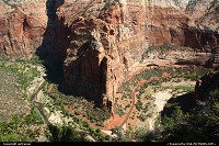 Zion National Park. Be rewarded with this amazing view if you go for the Angels Landing hike !