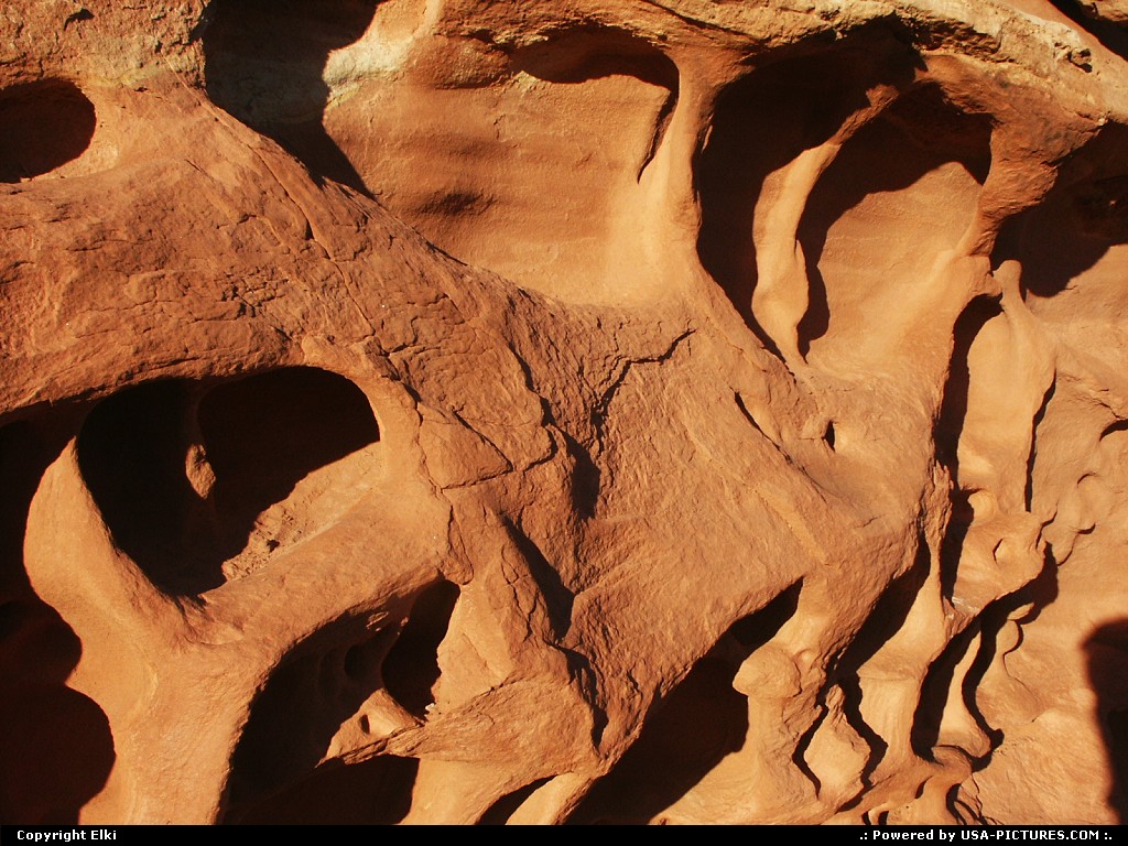 Picture by elki:  Utah Canyonlands  erosion, rock