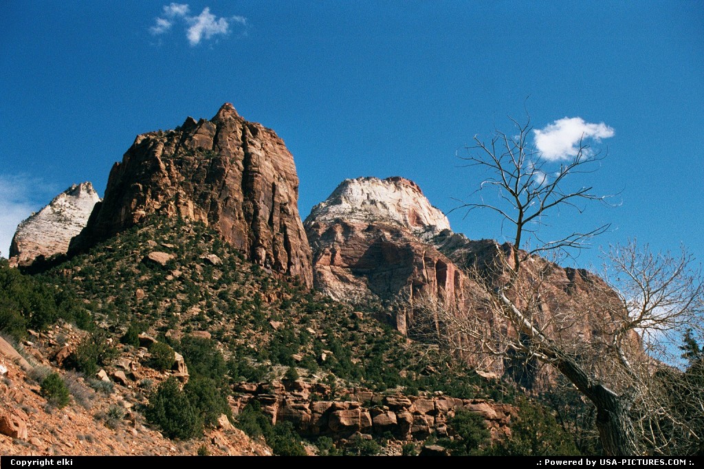 Picture by elki:  Utah Zion  rock, trail, hike, hiking