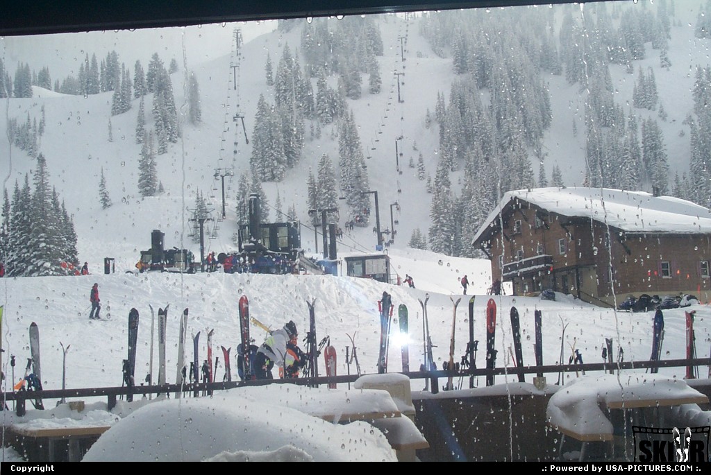 Picture by vincen: Alta Utah   alta neige ski station telesiege hiver wildcat
