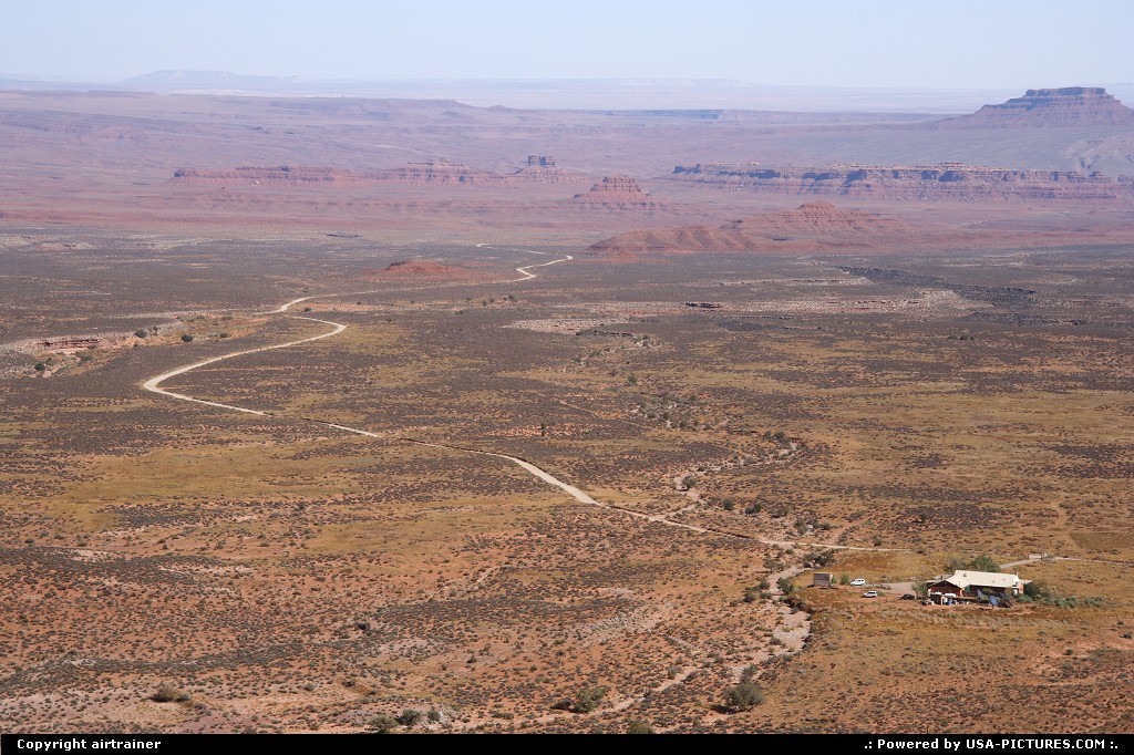 Picture by airtrainer: Not in a City Utah   mocky dugway, valley of the gods, road