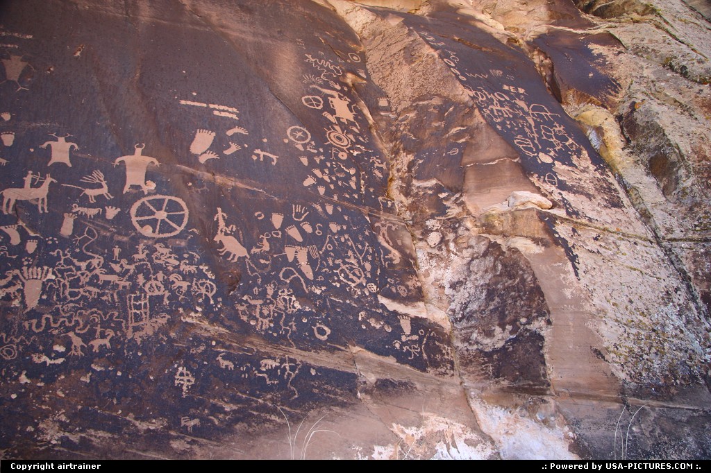 Picture by USA Picture Visitor: Not in a City Utah   newspaper rock
