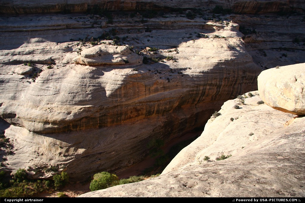 Picture by airtrainer: Not in a City Utah   natural bridges, trail