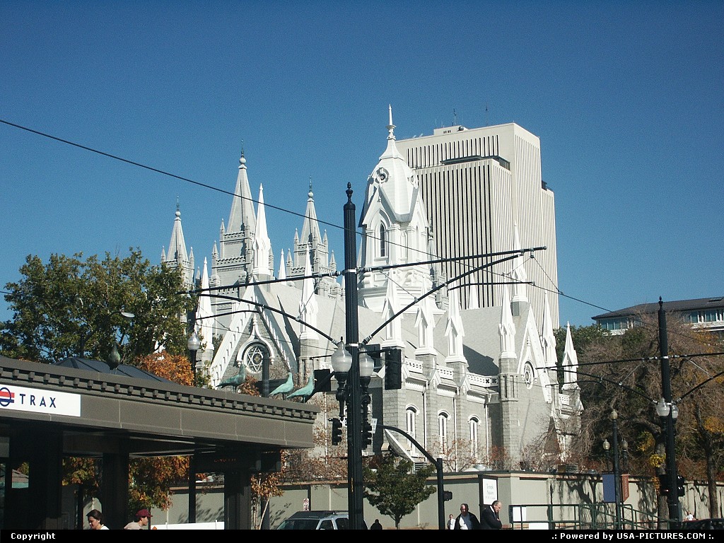 Picture by WestCoastSpirit: Salt Lake City Utah   mormon, salt lake, delta, temple