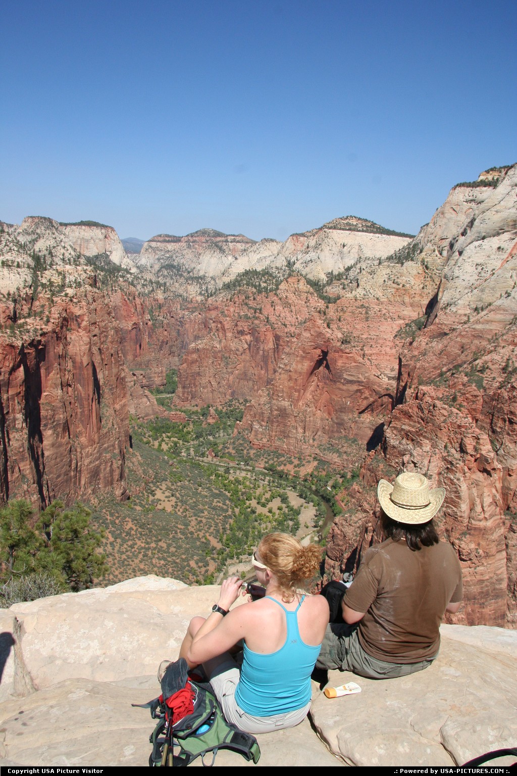 Picture by USA Picture Visitor:  Utah Zion Angels Landing zion, angels landing