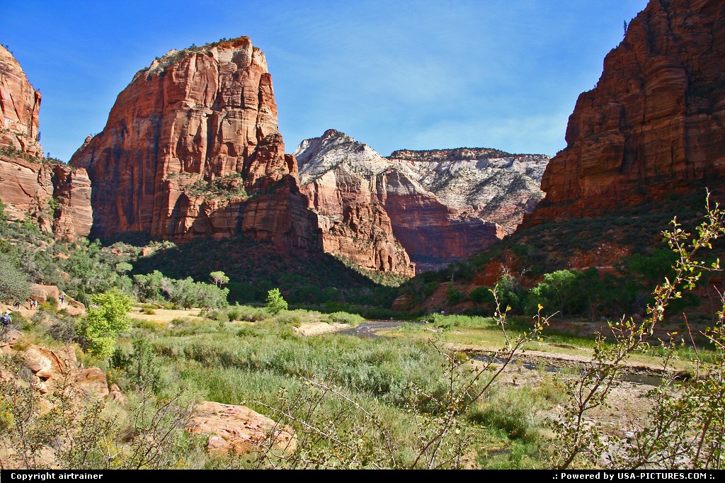 Picture by airtrainer:  Utah Zion  zion, angels landing