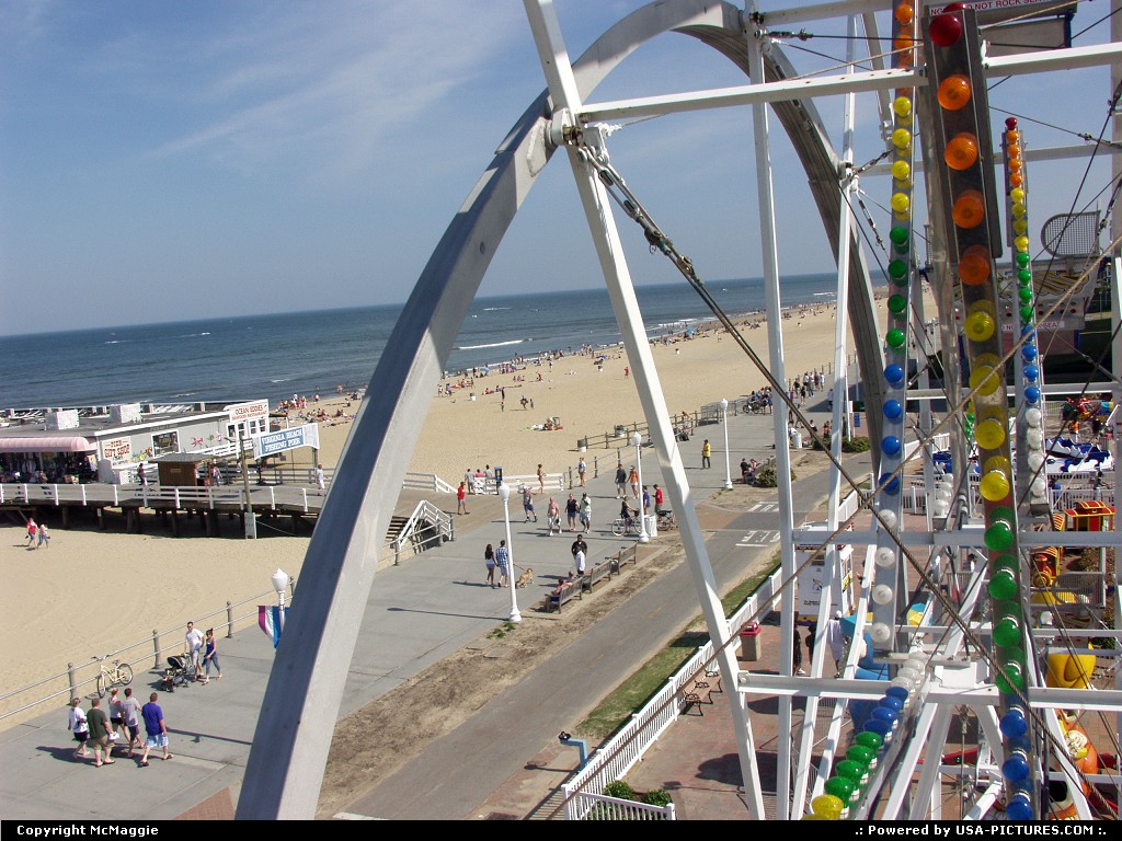 Picture by McMaggie: Virginia Beach Virginia   beach, boardwalk, fishing pier, ferris wheel, amusement park, Virginia Beach, Virginia