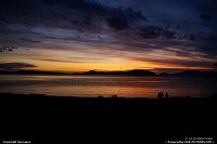 Photo by tiascapes | Anacortes  sunset, silhouette, sky, beach, park